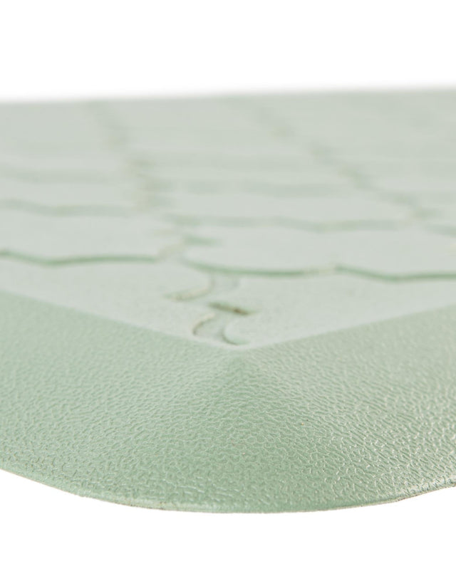 Anti-Fatigue Green 2' x 5' Comfort Standing Mat for Kitchen, Bath, Laundry Room, Office Colorful PVC Durable Non-Slip Water Resistant Spill Proof Rug Thick Rubber for Sale at Rug Engine