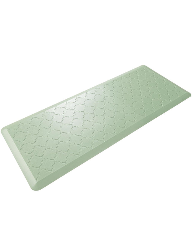 Anti-Fatigue Green 2' x 5' Comfort Standing Mat for Kitchen, Bath, Laundry Room, Office Colorful PVC Durable Non-Slip Water Resistant Spill Proof Rug Thick Rubber for Sale at Rug Engine