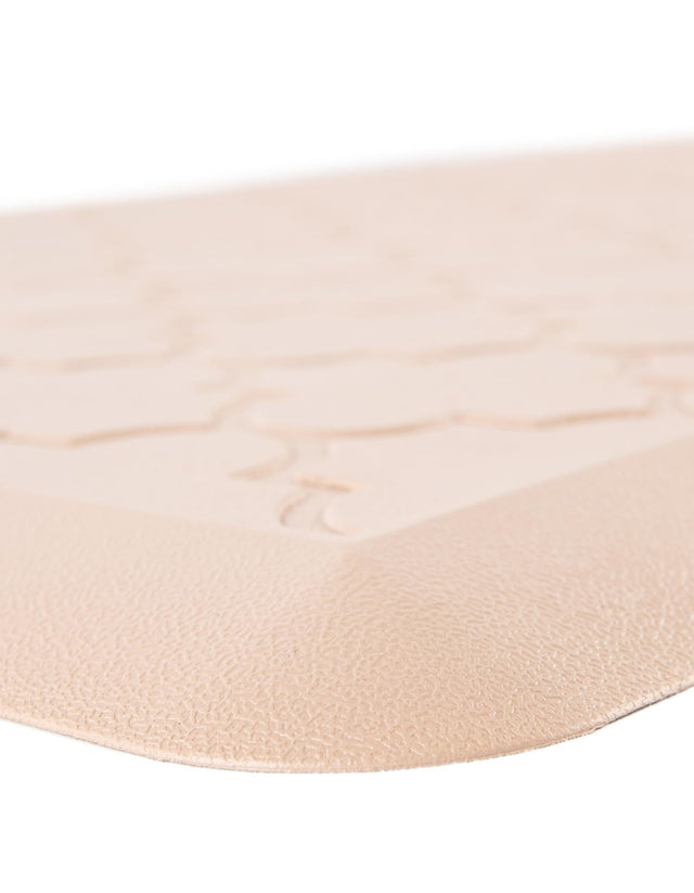 Anti-Fatigue Beige 2' x 5' Comfort Standing Mat for Kitchen, Bath, Laundry Room, Office Colorful PVC Durable Non-Slip Water Resistant Spill Proof Rug Thick Rubber for Sale at Rug Engine