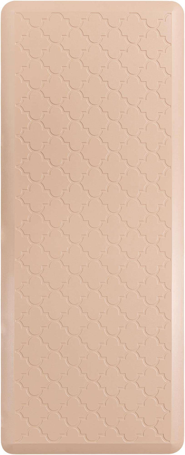 Anti-Fatigue Beige 2' x 5' Comfort Standing Mat for Kitchen, Bath, Laundry Room, Office Colorful PVC Durable Non-Slip Water Resistant Spill Proof Rug Thick Rubber for Sale at Rug Engine