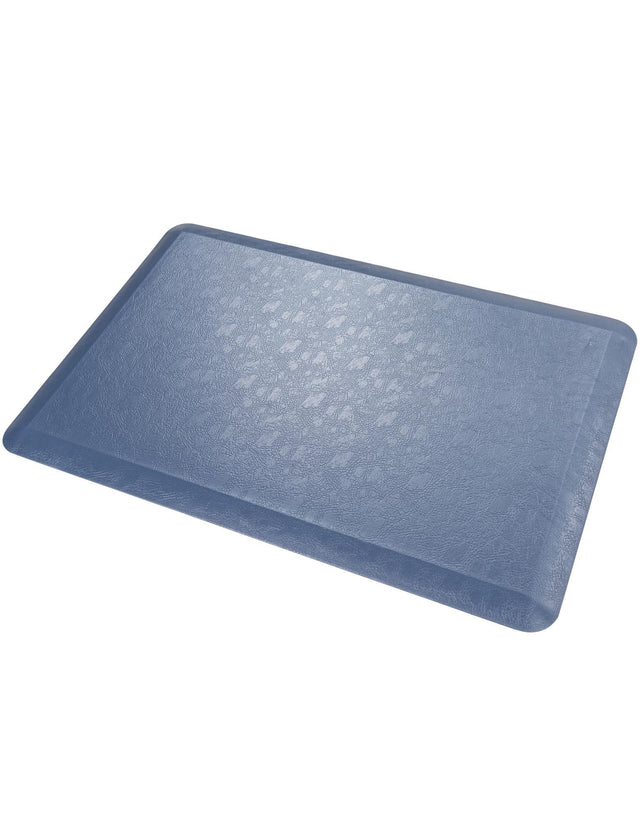 Anti-Fatigue Navy Blue 2' x 3' Comfort Standing Mat for Kitchen, Bath, Laundry Room, Office Colorful PVC Durable Non-Slip Water Resistant Spill Proof Rug Thick Rubber for Sale at Rug Engine