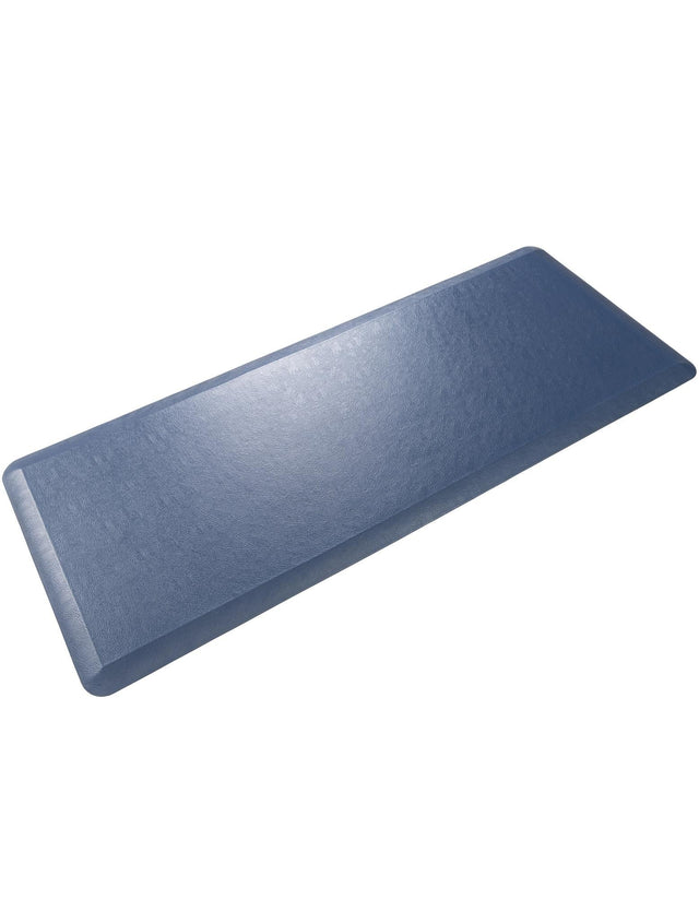 Anti-Fatigue Navy Blue 2' x 5' Comfort Standing Mat for Kitchen, Bath, Laundry Room, Office Colorful PVC Durable Non-Slip Water Resistant Spill Proof Rug Thick Rubber for Sale at Rug Engine