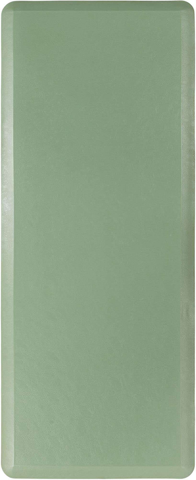 Anti-Fatigue Green 2' x 5' Comfort Standing Mat for Kitchen, Bath, Laundry Room, Office Colorful PVC Durable Non-Slip Water Resistant Spill Proof Rug Thick Rubber for Sale at Rug Engine