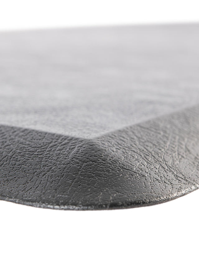 Anti-Fatigue Black 2' x 5' Comfort Standing Mat for Kitchen, Bath, Laundry Room, Office Colorful PVC Durable Non-Slip Water Resistant Spill Proof Rug Thick Rubber for Sale at Rug Engine