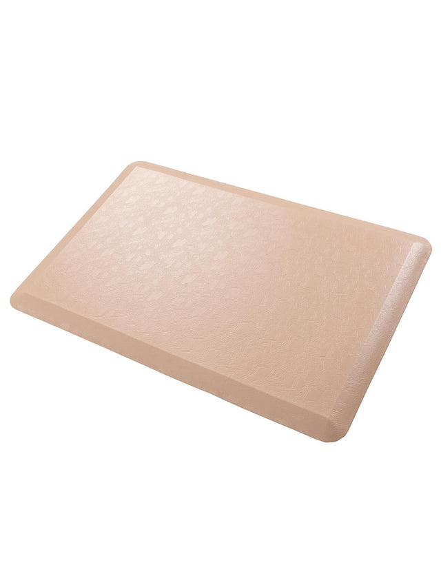 Anti-Fatigue Beige 2' x 3' Comfort Standing Mat for Kitchen, Bath, Laundry Room, Office Colorful PVC Durable Non-Slip Water Resistant Spill Proof Rug Thick Rubber for Sale at Rug Engine