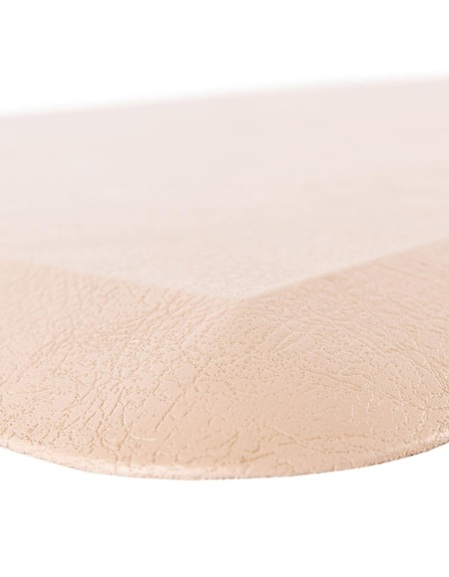 Anti-Fatigue Beige 2' x 5' Comfort Standing Mat for Kitchen, Bath, Laundry Room, Office Colorful PVC Durable Non-Slip Water Resistant Spill Proof Rug Thick Rubber for Sale at Rug Engine