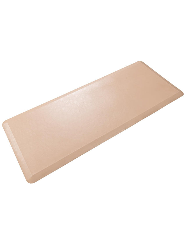 Anti-Fatigue Beige 2' x 5' Comfort Standing Mat for Kitchen, Bath, Laundry Room, Office Colorful PVC Durable Non-Slip Water Resistant Spill Proof Rug Thick Rubber for Sale at Rug Engine