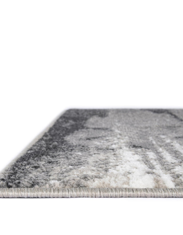 Black 2' 7 x 10' Norge Runner Area Rug 100% Polypropylene Easy Clean Non Shed Stain Resistant Modern Carpet for Home Interior Design for Sale at Rug Engine