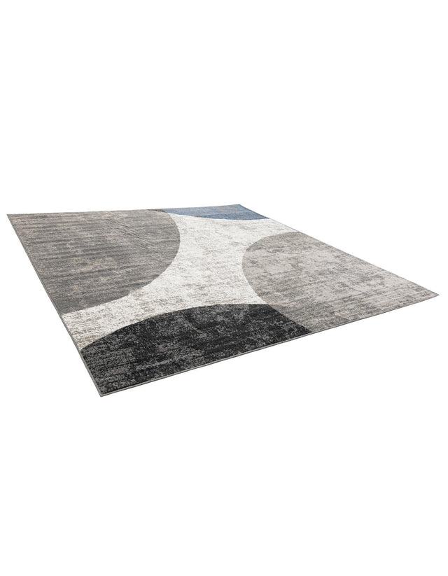 Multicolor 10' x 10' Norge Square Area Rug 100% Polypropylene Easy Clean Non Shed Stain Resistant Modern Carpet for Home Interior Design for Sale at Rug Engine