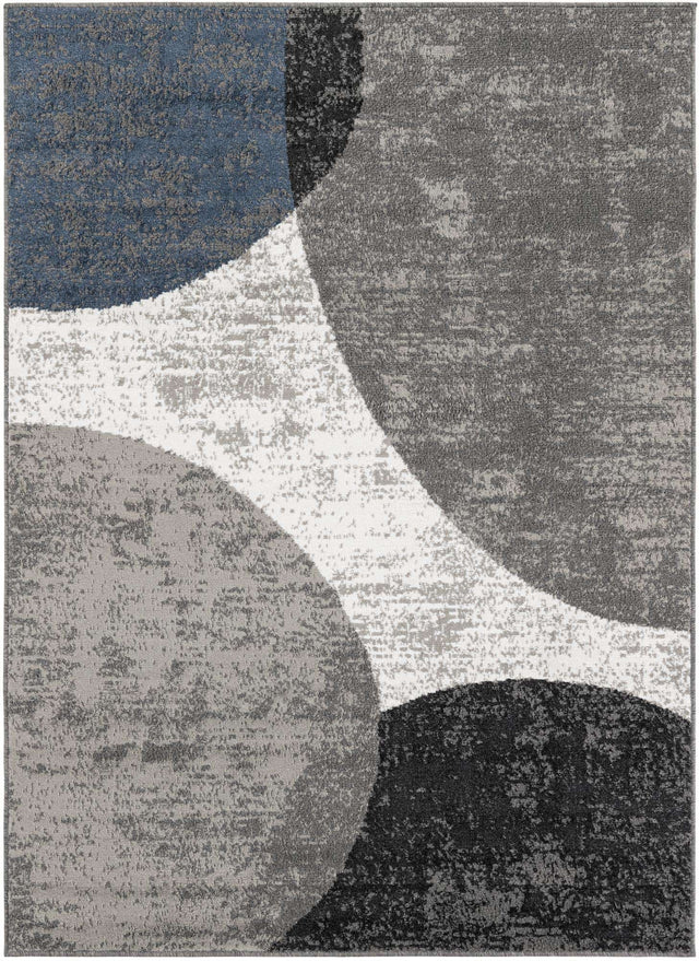 Multicolor 5' 1 x 7' 1 Norge Rectangle Area Rug 100% Polypropylene Easy Clean Non Shed Stain Resistant Modern Carpet for Home Interior Design for Sale at Rug Engine