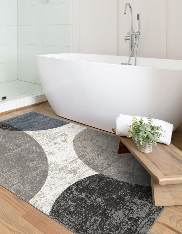 Multicolor 10' x 13' 1 Norge Rectangle Area Rug 100% Polypropylene Easy Clean Non Shed Stain Resistant Modern Carpet for Home Interior Design for Sale at Rug Engine