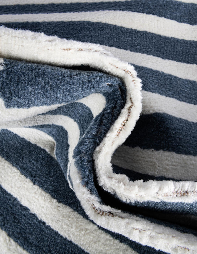 Blue 10' x 13' 1 Norge Rectangle Area Rug 100% Polypropylene Easy Clean Non Shed Stain Resistant Modern Carpet for Home Interior Design for Sale at Rug Engine