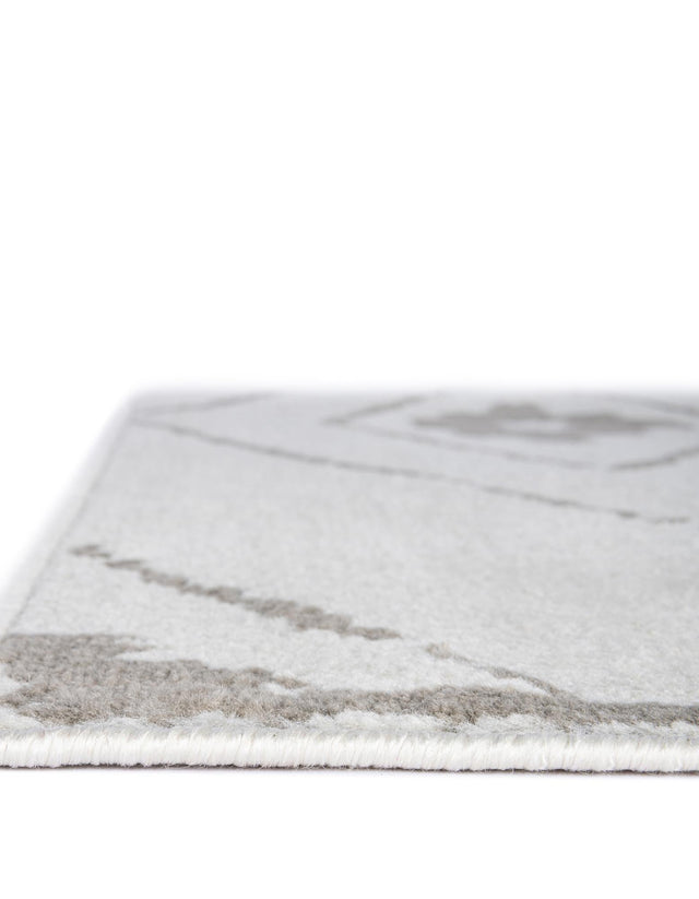 Ivory 2' 7 x 10' Norge Runner Area Rug 100% Polypropylene Easy Clean Non Shed Stain Resistant Modern Carpet for Home Interior Design for Sale at Rug Engine