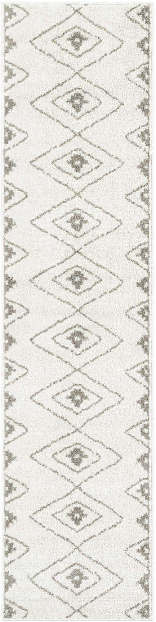 Ivory 2' x 8' Norge Runner Area Rug 100% Polypropylene Easy Clean Non Shed Stain Resistant Modern Carpet for Home Interior Design for Sale at Rug Engine
