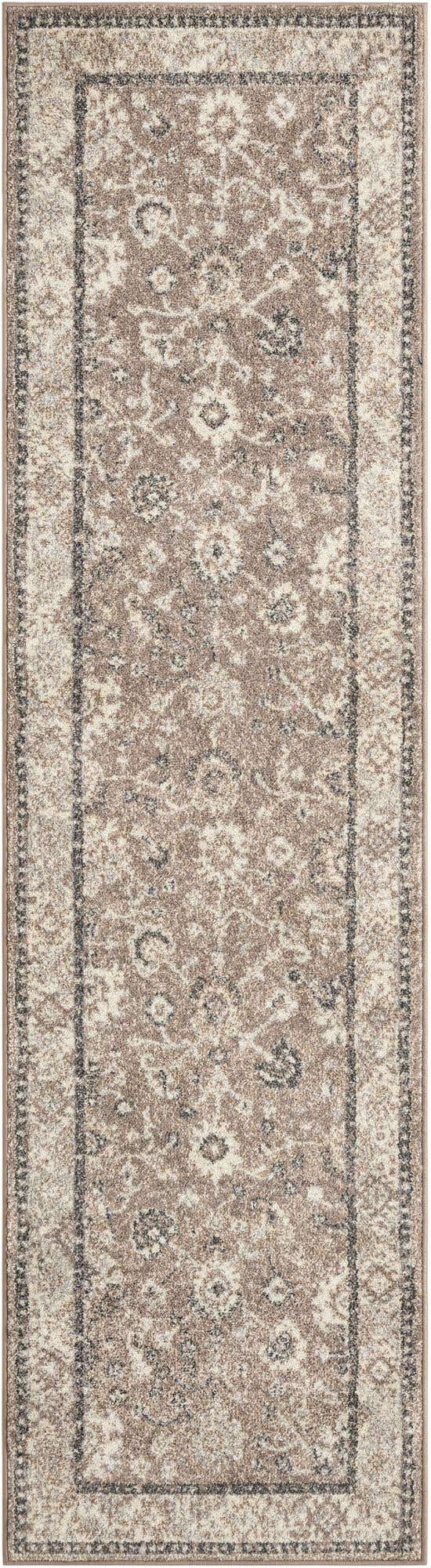 Beige Brown 2' 7 x 10' Penrose Runner Area Rug