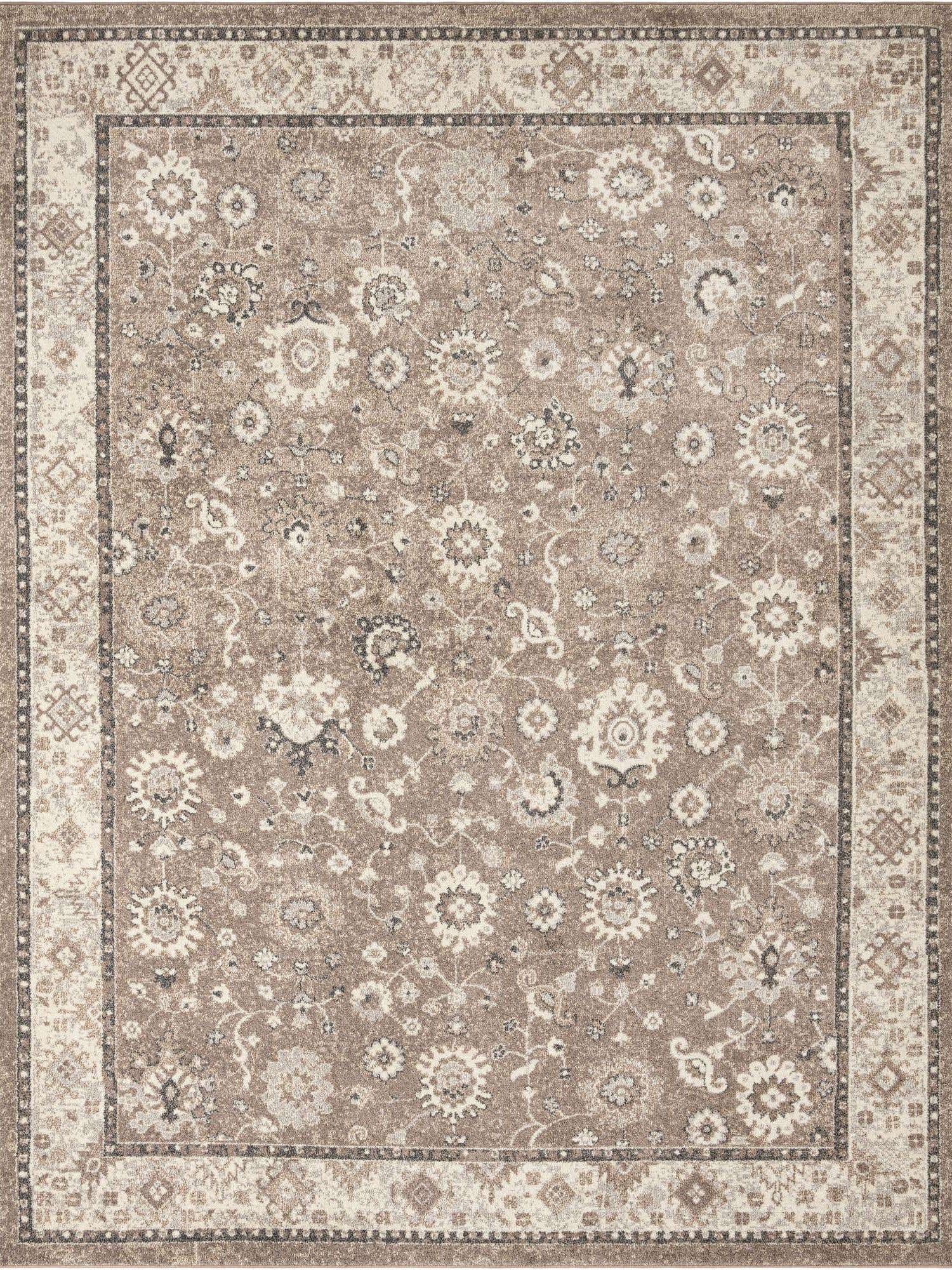 Beige Brown 10' x 13' 1 Penrose Rectangle Area Rug