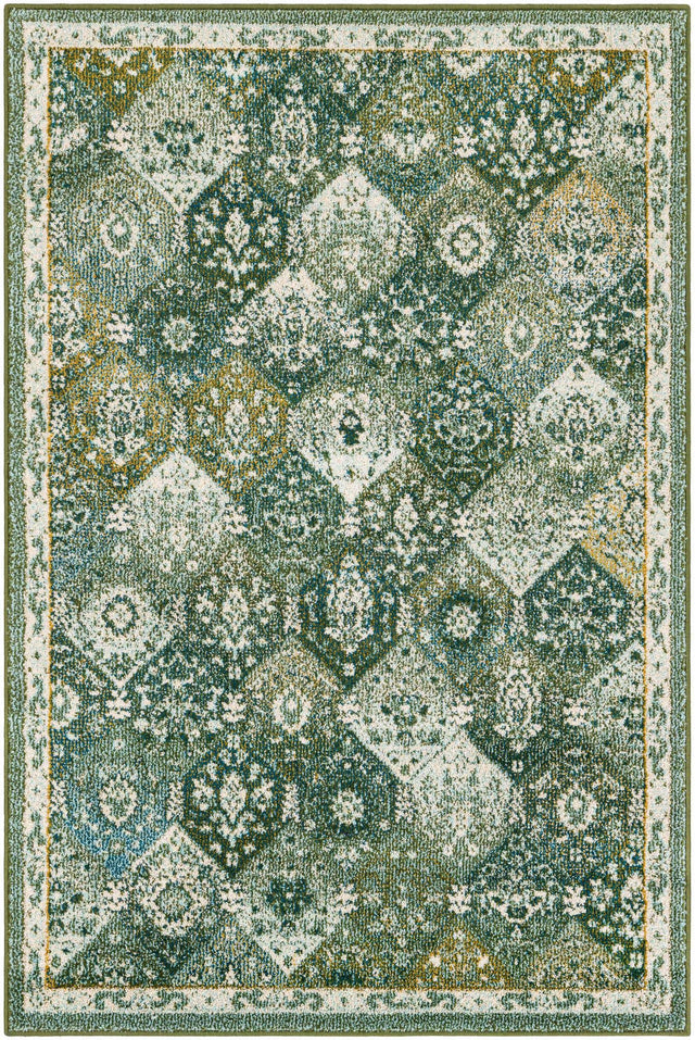 Green 4' 1 x 6' 1 Penrose Rectangle Area Rug