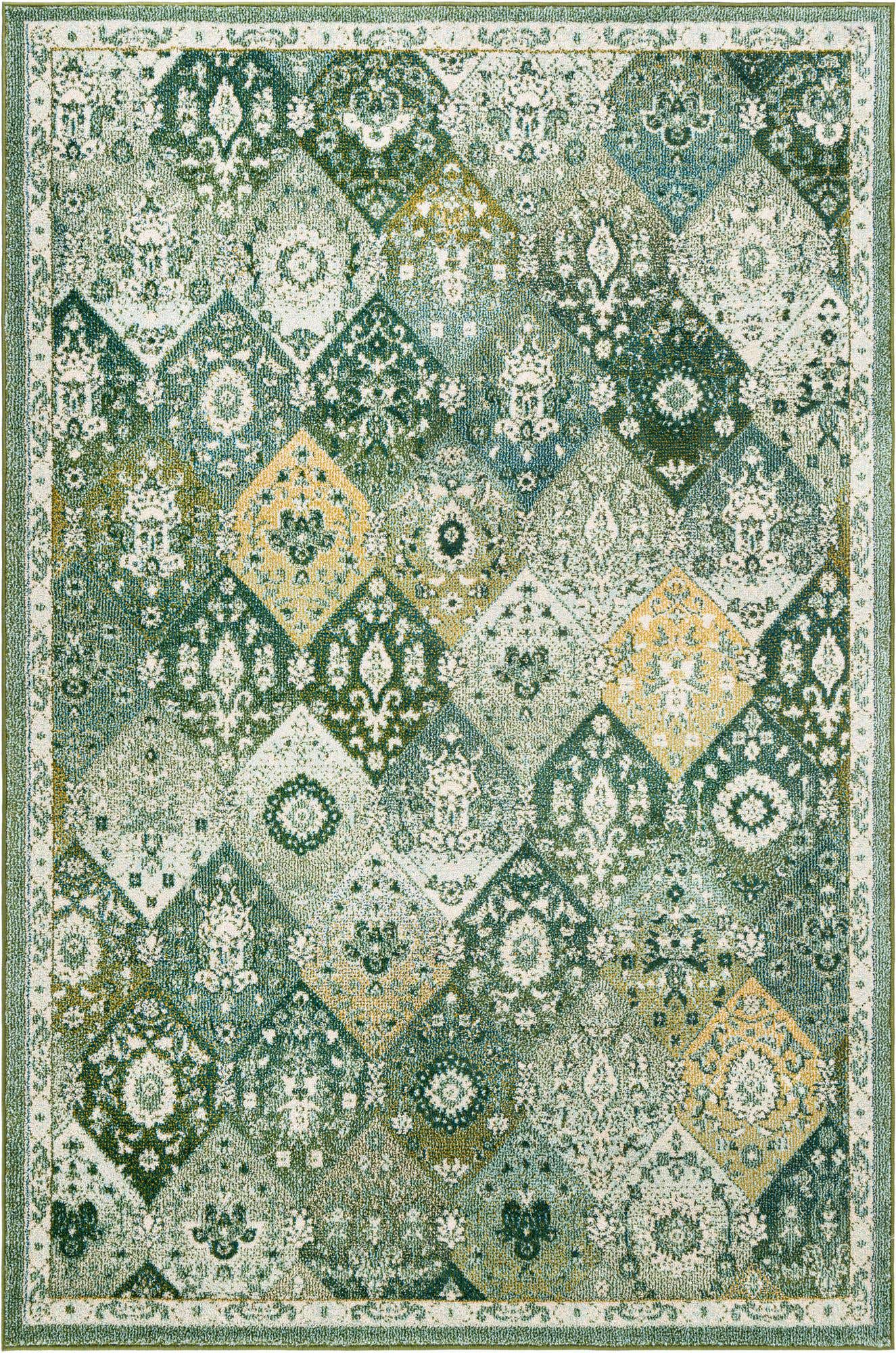Green 6' 1 x 9' Penrose Rectangle Area Rug