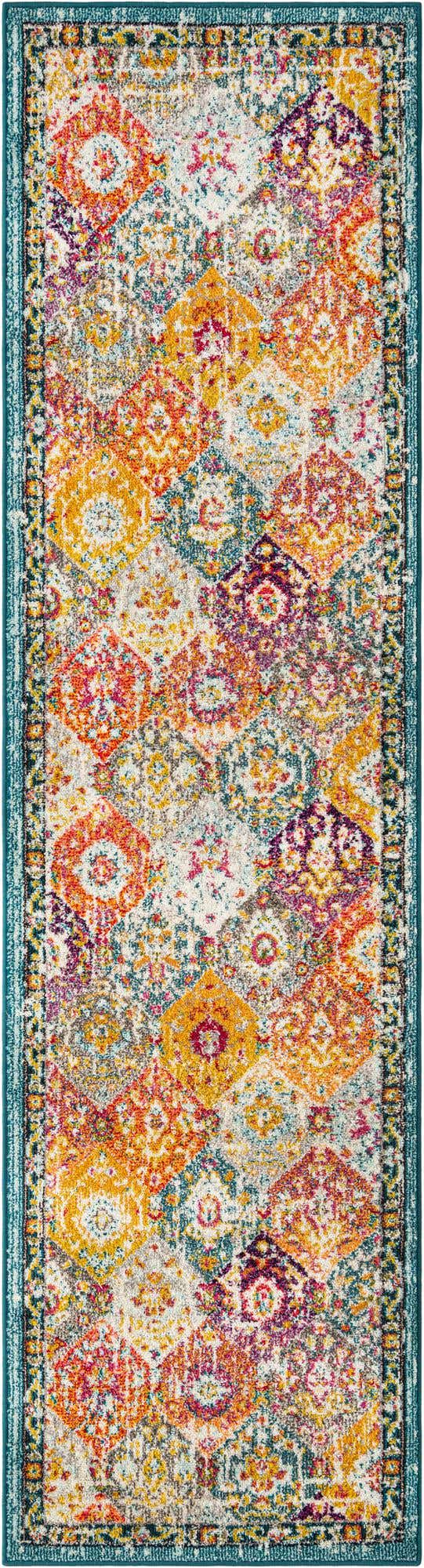 Multicolor 2' 7 x 10' Penrose Runner Area Rug