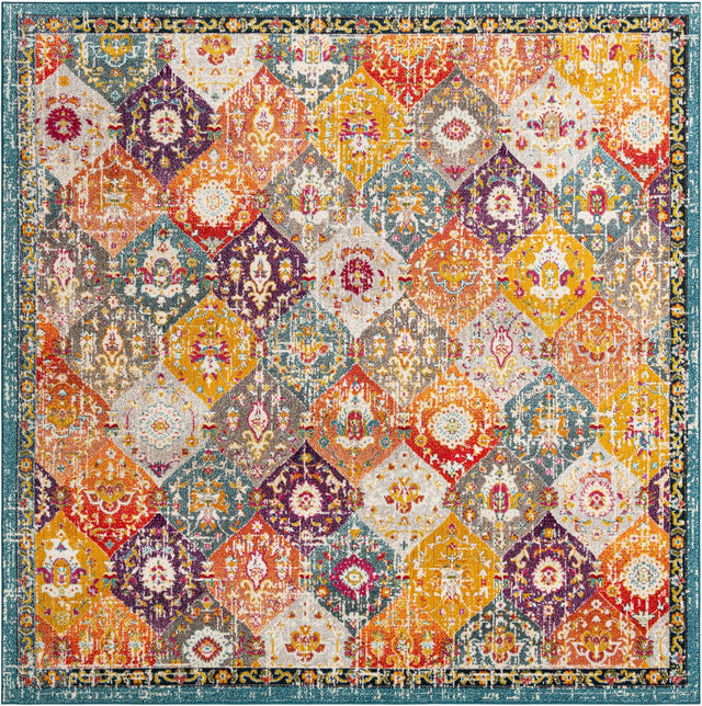 Multicolor 10' x 10' Penrose Square Area Rug