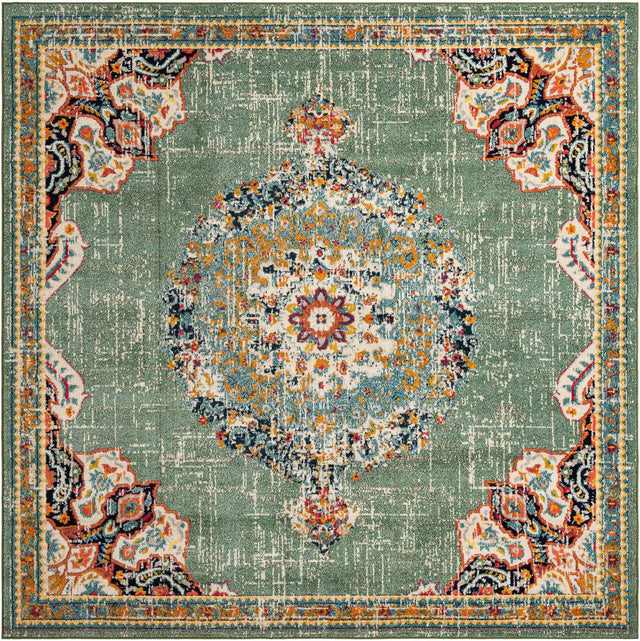 Green 10' x 10' Penrose Square Area Rug