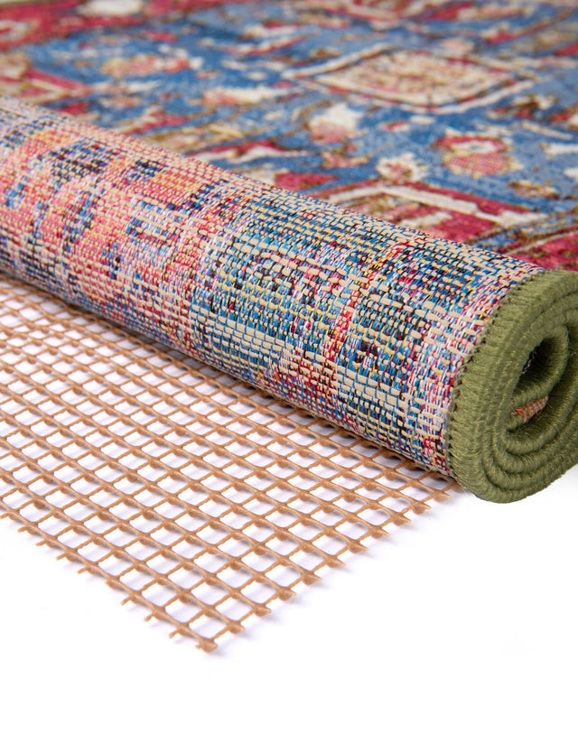 Brown 9' 10 x 13' 11 Outdoor Rectangle Area Rug Pad Floor Protection Pad for Under Rugs & Carpet Weather Resistant for Patio, Deck, Terrace, Balcony, Porch