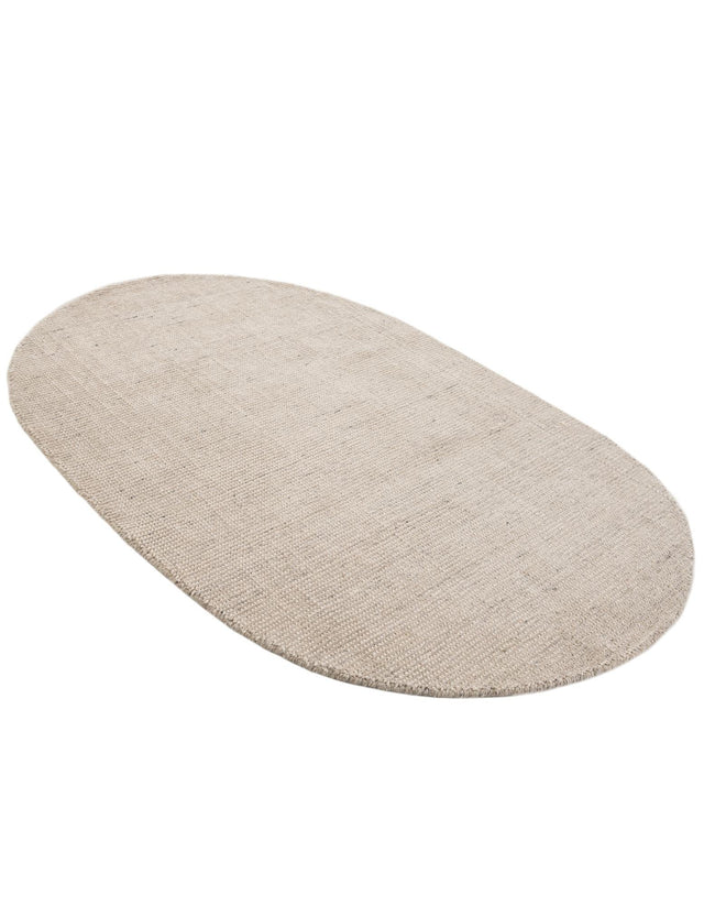 Vanilla Bean 3' 1 x 5' 1 Jill Zarin English Manor Oval Area Rug 100% Premium Natural Wool Handwoven Carpet for Living Rooms, Office Space, Bedrooms, Dorms for Sale at Rug Engine