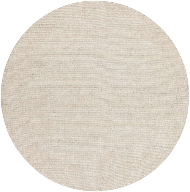 Vanilla Bean 7' 10 x 7' 10 Jill Zarin English Manor Round Area Rug 100% Premium Natural Wool Handwoven Carpet for Living Rooms, Office Space, Bedrooms, Dorms for Sale at Rug Engine