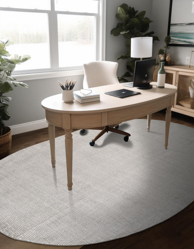 Grey Manor 7' 10 x 10' Jill Zarin English Manor Oval Area Rug 100% Premium Natural Wool Handwoven Carpet for Living Rooms, Office Space, Bedrooms, Dorms for Sale at Rug Engine