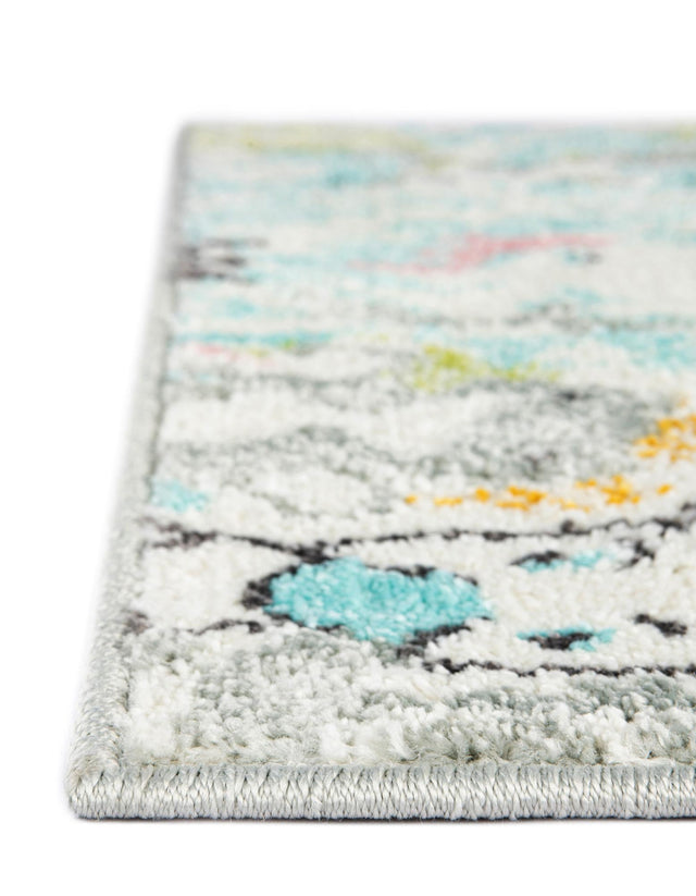 Multicolor 2' 2 x 6' 1 Whimsy Kids Runner Area Rug for Baby Nursery, Toddler Playroom, Bedrooms