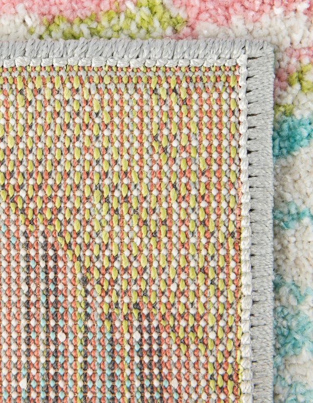 Multicolor 2' 2 x 6' 1 Whimsy Kids Runner Area Rug for Baby Nursery, Toddler Playroom, Bedrooms