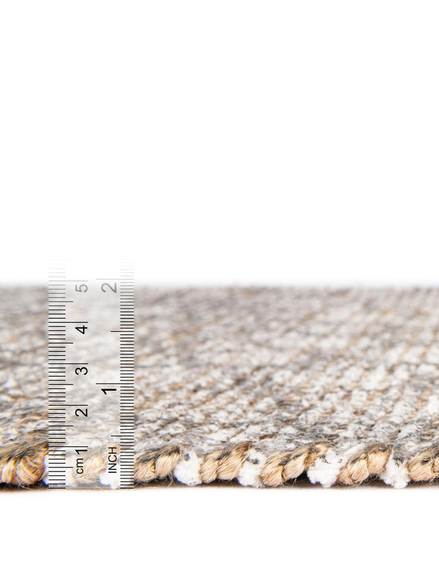 Charcoal and Ivory 2' x 3' 1 Chenille Jute Rectangle Area Rug Vintage Distressed Boho All Natural Eco-Friendly Sustainable Carpet for Living Dining Office Dorm Rooms for Sale at Rug Engine