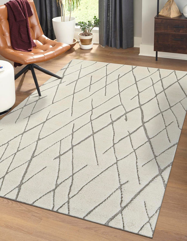 Pure Ivory 2' x 3' 1 Atlas Moroccan Wool Rectangle Area Rug New Zealand Wool With Cotton Backing All Natural Indoor Living Dining Room Bedroom Office Carpet for Sale at Rug Engine
