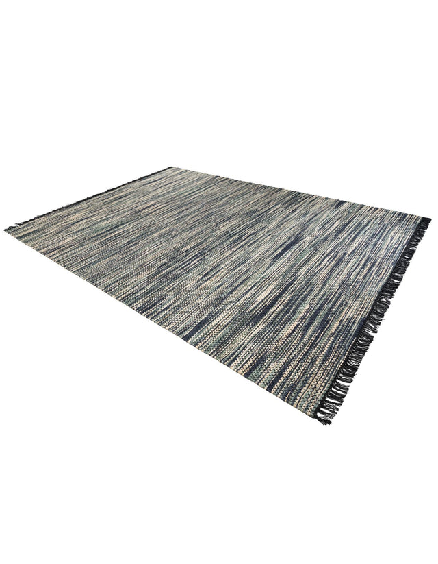 Green and Ivory 10' x 14' 1 Chunky Jute Rectangle Area Rug 100% All Natural Jute Sustainable Eco-Friendly Carpet Mat for Natural Interior Design Homes for Sale at Rug Engine