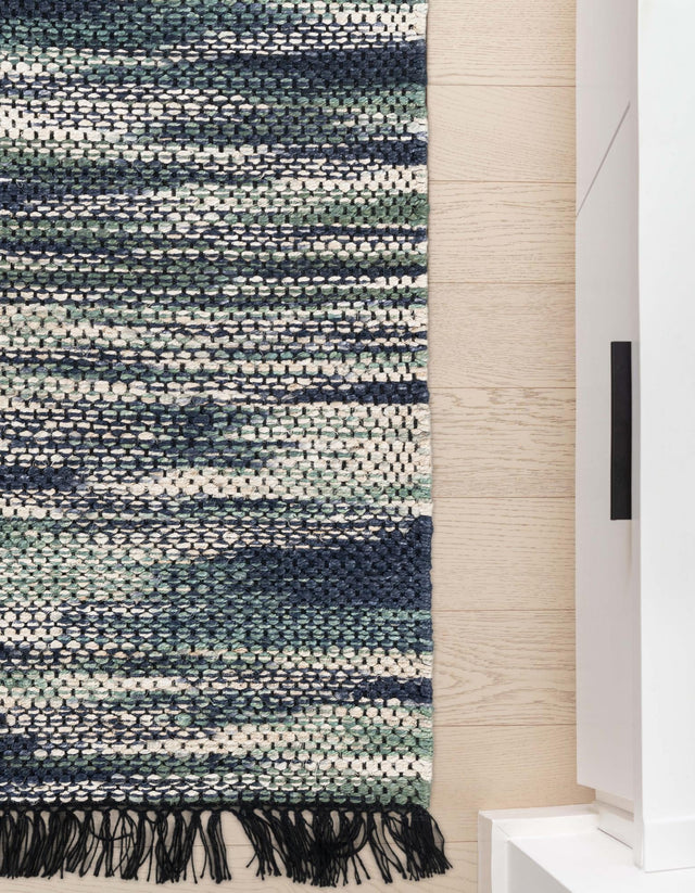 Green and Ivory 2' x 6' 1 Chunky Jute Runner Area Rug 100% All Natural Jute Sustainable Eco-Friendly Carpet Mat for Natural Interior Design Homes for Sale at Rug Engine