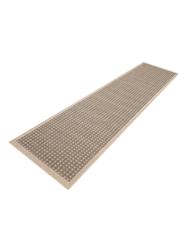 Brown 2' x 8' Outdoor Border Runner Area Rug Weather Resistant for Patio, Deck, Terrace, Balcony, Porch 100% Polypropylene Classic Bordered Carpet for Sale at Rug Engine