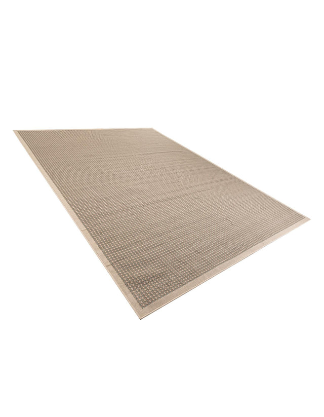 Brown 9' x 12' Outdoor Border Rectangle Area Rug Weather Resistant for Patio, Deck, Terrace, Balcony, Porch 100% Polypropylene Classic Bordered Carpet for Sale at Rug Engine