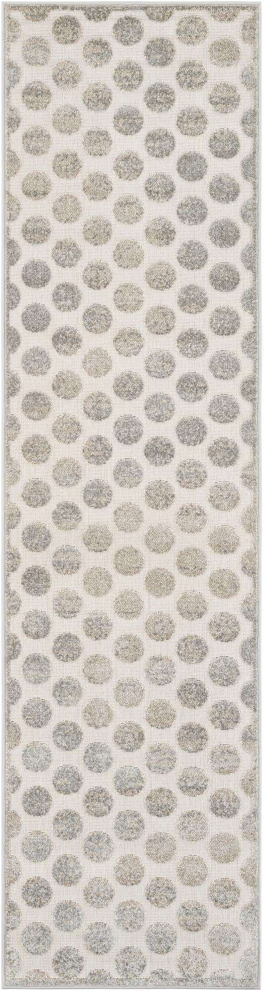 Gray 2' 7 x 10' Sabrina Soto Outdoor Runner Area Rug Weather Resistant for Patio, Deck, Terrace, Balcony, Porch Durable Carpet for Exterior Home Design for Sale at Rug Engine