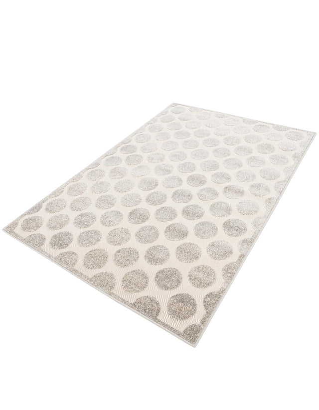 Gray 4' 1 x 6' 1 Sabrina Soto Outdoor Rectangle Area Rug Weather Resistant for Patio, Deck, Terrace, Balcony, Porch Durable Carpet for Exterior Home Design for Sale at Rug Engine