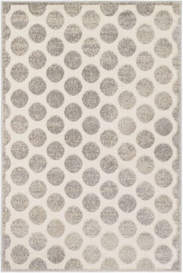 Gray 4' 1 x 6' 1 Sabrina Soto Outdoor Rectangle Area Rug Weather Resistant for Patio, Deck, Terrace, Balcony, Porch Durable Carpet for Exterior Home Design for Sale at Rug Engine