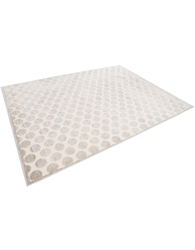 Gray 7' 10 x 10' Sabrina Soto Outdoor Rectangle Area Rug Weather Resistant for Patio, Deck, Terrace, Balcony, Porch Durable Carpet for Exterior Home Design for Sale at Rug Engine