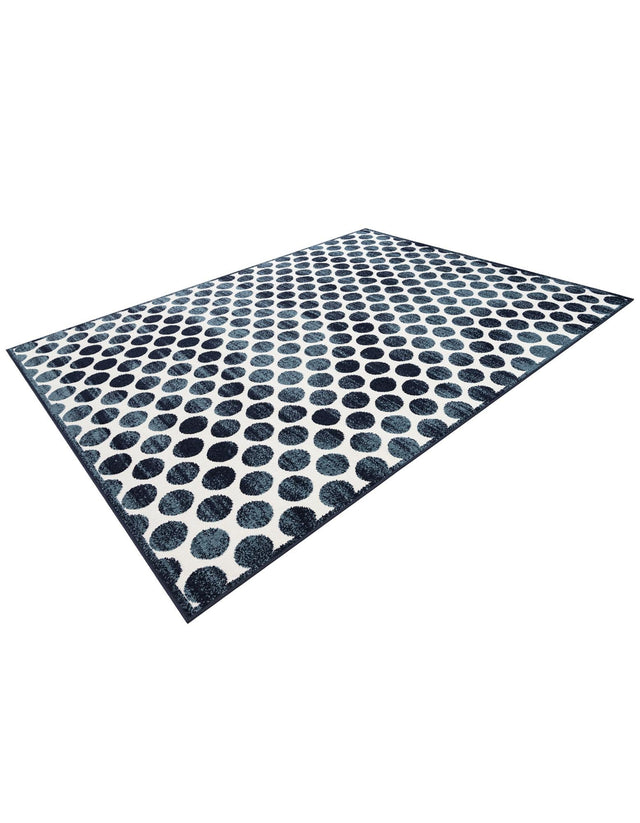 Navy Blue 7' 10 x 10' Sabrina Soto Outdoor Rectangle Area Rug Weather Resistant for Patio, Deck, Terrace, Balcony, Porch Durable Carpet for Exterior Home Design for Sale at Rug Engine