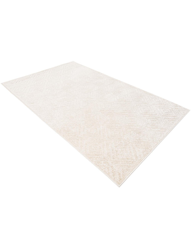 Beige 5' 1 x 8' Sabrina Soto Outdoor Rectangle Area Rug Weather Resistant for Patio, Deck, Terrace, Balcony, Porch Durable Carpet for Exterior Home Design for Sale at Rug Engine