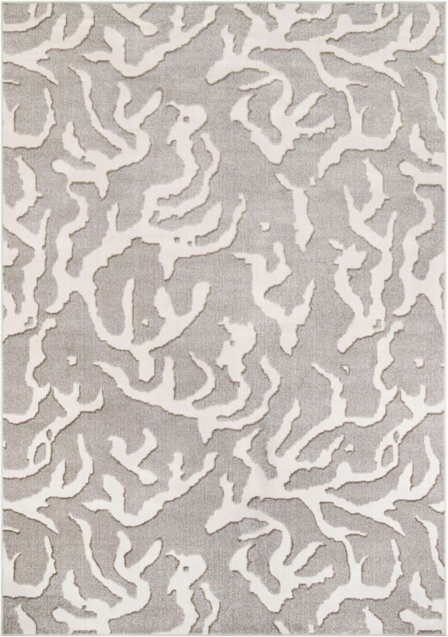 Gray 10' x 14' 1 Sabrina Soto Outdoor Rectangle Area Rug Weather Resistant for Patio, Deck, Terrace, Balcony, Porch Durable Carpet for Exterior Home Design for Sale at Rug Engine
