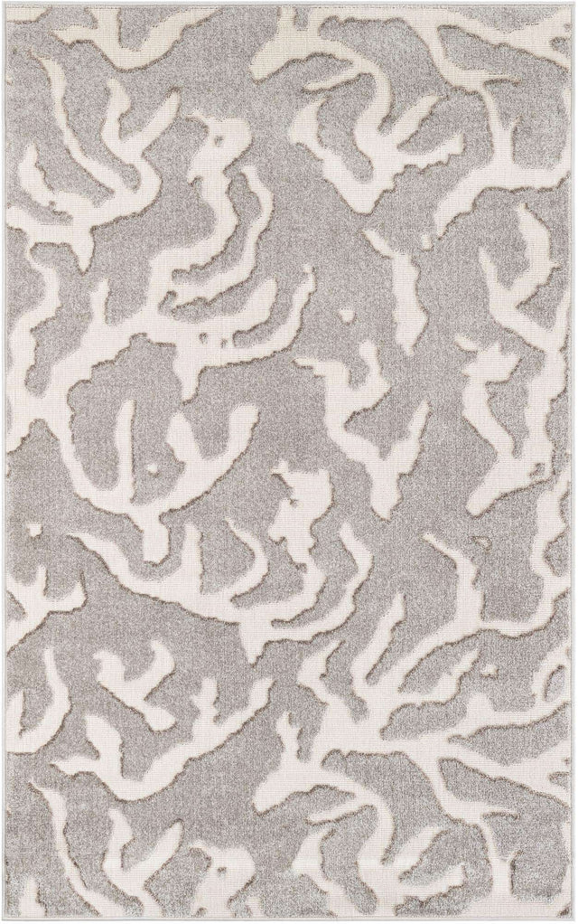 Gray 5' 1 x 8' Sabrina Soto Outdoor Rectangle Area Rug Weather Resistant for Patio, Deck, Terrace, Balcony, Porch Durable Carpet for Exterior Home Design for Sale at Rug Engine
