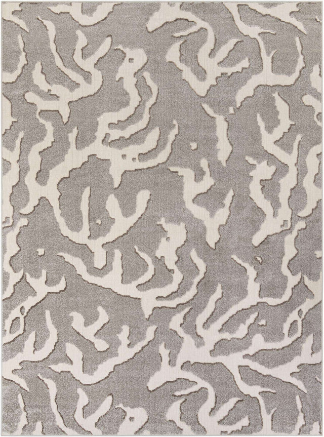 Gray 9' x 12' Sabrina Soto Outdoor Rectangle Area Rug Weather Resistant for Patio, Deck, Terrace, Balcony, Porch Durable Carpet for Exterior Home Design for Sale at Rug Engine