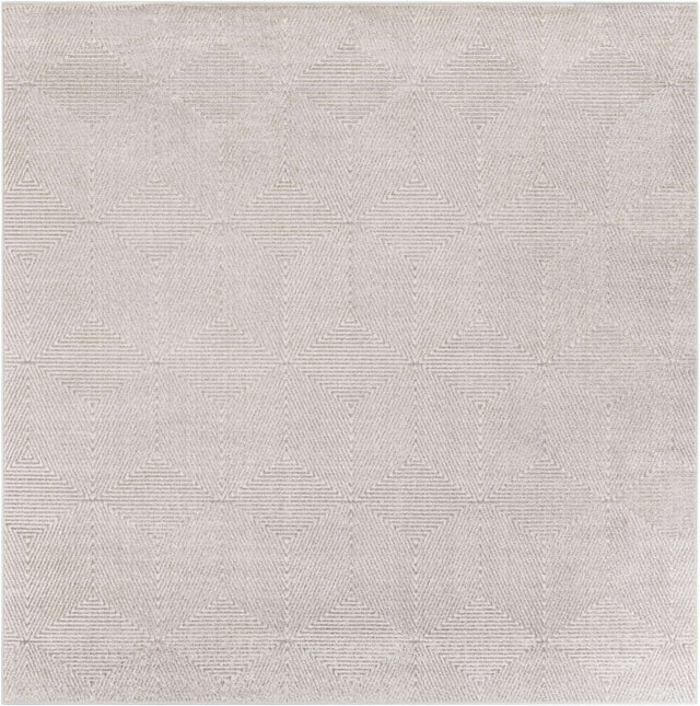 Gray 10' x 10' Sabrina Soto Outdoor Square Area Rug Weather Resistant for Patio, Deck, Terrace, Balcony, Porch Durable Carpet for Exterior Home Design for Sale at Rug Engine