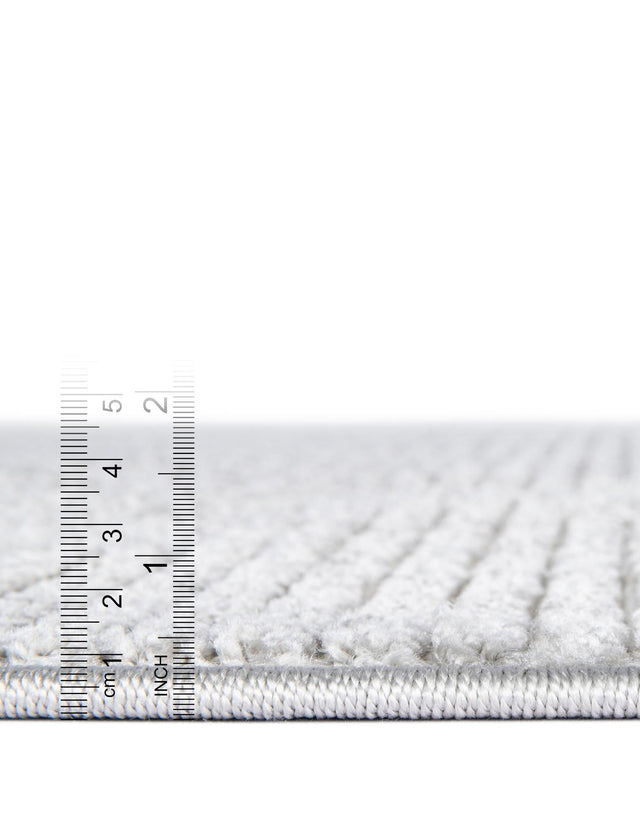 Gray 4' 1 x 6' 1 Sabrina Soto Outdoor Rectangle Area Rug Weather Resistant for Patio, Deck, Terrace, Balcony, Porch Durable Carpet for Exterior Home Design for Sale at Rug Engine