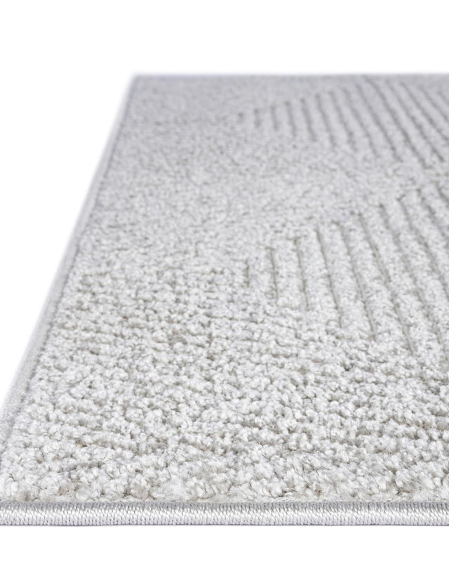 Gray 4' 1 x 6' 1 Sabrina Soto Outdoor Rectangle Area Rug Weather Resistant for Patio, Deck, Terrace, Balcony, Porch Durable Carpet for Exterior Home Design for Sale at Rug Engine