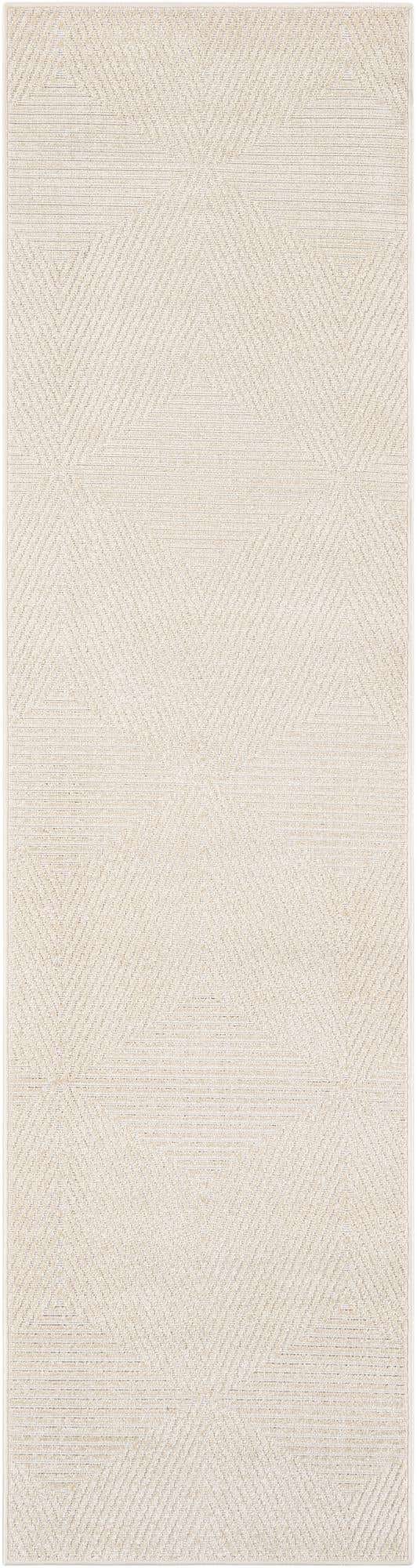 Beige 2' 7 x 10' Sabrina Soto Outdoor Runner Area Rug Weather Resistant for Patio, Deck, Terrace, Balcony, Porch Durable Carpet for Exterior Home Design for Sale at Rug Engine